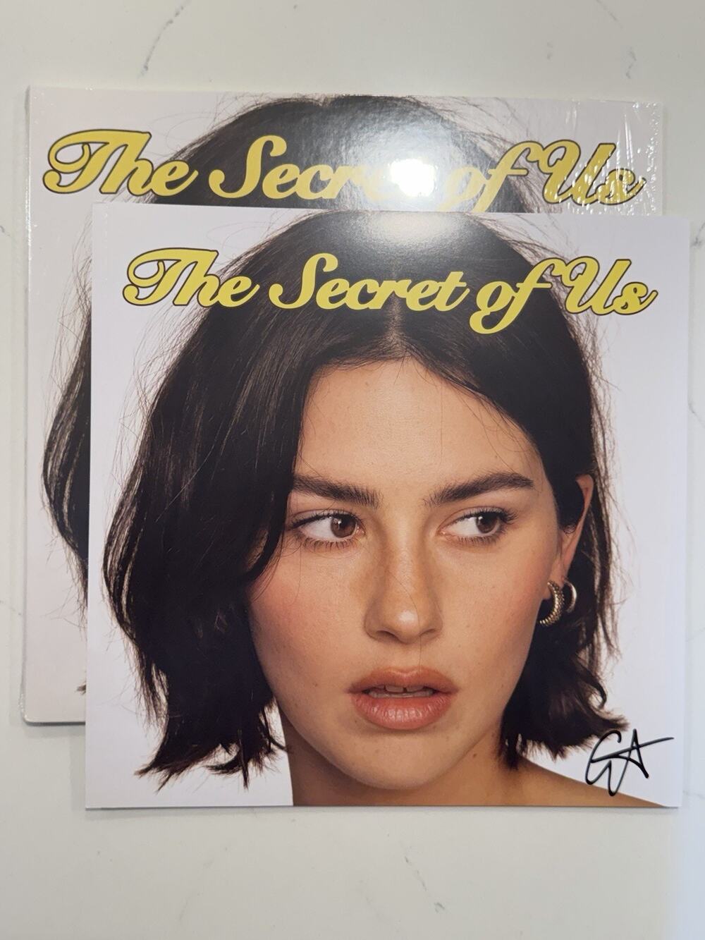 Gracie Abrams The Secret of US Vinyl SIGNED AUTOGRAPHED Limited Yellow Edition#4